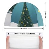 yanfind Swimming Cap Celebrations Christmas Tree Decoration Xmas Elastic,suitable for long and short hair