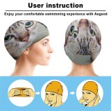 yanfind Swimming Cap Lovely Images Pet Manx Public Wallpapers Abyssinian Phnom Cambodia Pictures Chair Room Elastic,suitable for long and short hair