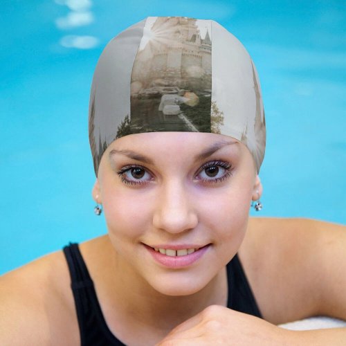yanfind Swimming Cap Images Castle Building Buena River Fun Wallpapers Lake Architecture Tree Free Church Elastic,suitable for long and short hair