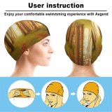 yanfind Swimming Cap Johannes Plenio Foreign Path Sunlight  Woods Elastic,suitable for long and short hair