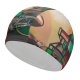 yanfind Swimming Cap Modernart  Streetart Wallpapers Modernphotography Free Bike  Grafitti Art Pictures Street Elastic,suitable for long and short hair
