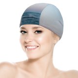 yanfind Swimming Cap Images Blimp Ocean Public Airship 日本 Prefecture Wallpapers Outdoors Aircraft Dawn Transportation Elastic,suitable for long and short hair