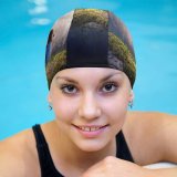 yanfind Swimming Cap Thiago Garcia Fantasy Cute Girl Adorable  Surreal Alone Elastic,suitable for long and short hair