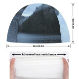 yanfind Swimming Cap Lakescape Images Ominous Fog Mist Landscape Public Wallpapers Lake  Outdoors Tree Elastic,suitable for long and short hair