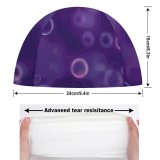 yanfind Swimming Cap Tomislav Jakupec Abstract Bubbles Bokeh Purple Blurred Elastic,suitable for long and short hair