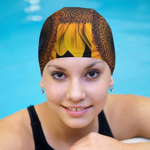 yanfind Swimming Cap Luan Oosthuizen Flowers  Flower Elastic,suitable for long and short hair