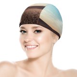 yanfind Swimming Cap Karan Gujar Dry Fields Sunny Summer Landscape Elastic,suitable for long and short hair