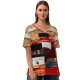 yanfind V Neck T-shirt for Women Bottle Pictures Bread Summer Top  Short Sleeve Casual Loose