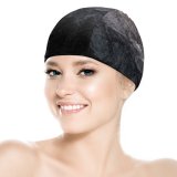 yanfind Swimming Cap Collins Black Dark Grand Teton National Park Early Morning  Range USA Elastic,suitable for long and short hair
