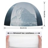 yanfind Swimming Cap Polar Images Snow Wallpapers  Outdoors Fjord Reflected Arctic Greenland Winter Refection Elastic,suitable for long and short hair