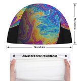yanfind Swimming Cap Daniel Olah Space Black Dark Planet Astronomy Outer Space Colorful Elastic,suitable for long and short hair