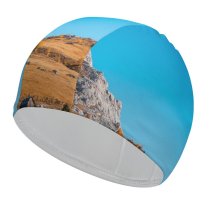 yanfind Swimming Cap Cliff Landscape Autumn Clear Sky Elastic,suitable for long and short hair