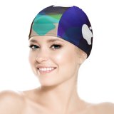 yanfind Swimming Cap Technology WWDC Colorful Gradient Elastic,suitable for long and short hair