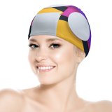 yanfind Swimming Cap Celebrations Year Happy Colorful Elastic,suitable for long and short hair