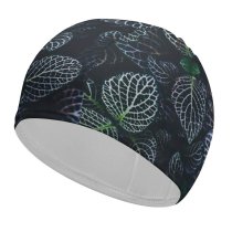 yanfind Swimming Cap Leaves Plant Botanical Garden Elastic,suitable for long and short hair