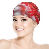 yanfind Swimming Cap Leaves Bokeh Closeup Autumn Maple Branches Fall Blurred Seasons Elastic,suitable for long and short hair