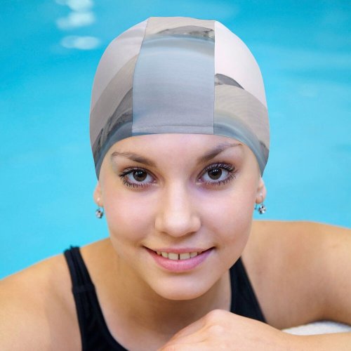 yanfind Swimming Cap Desert Lake Clear Sky  Microsoft Go Elastic,suitable for long and short hair