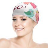 yanfind Swimming Cap Celebrations I Love You Mom Happy Mother's Elastic,suitable for long and short hair
