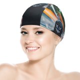 yanfind Swimming Cap Persons Neon Hoodie Anonymous Elastic,suitable for long and short hair