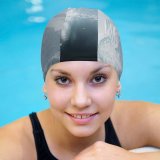 yanfind Swimming Cap Polar Images Snow Wallpapers  Outdoors Fjord Reflected Arctic Greenland Winter Refection Elastic,suitable for long and short hair