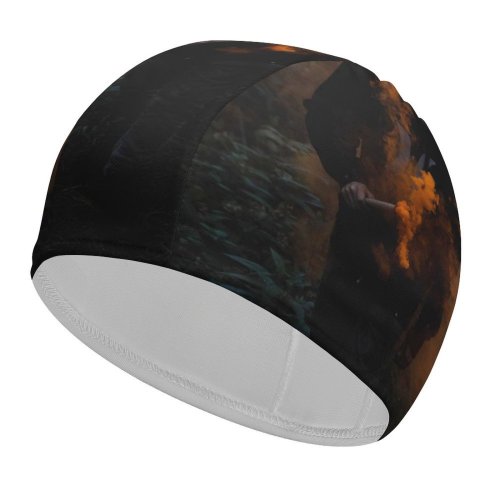 yanfind Swimming Cap Danilo Alvesd Black Dark Jacket Can Dark Elastic,suitable for long and short hair