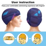 yanfind Swimming Cap Genrole Caspe Technology  Glowing  X Illuminated Microsoft Elastic,suitable for long and short hair
