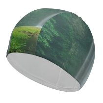 yanfind Swimming Cap Destin Sparks Millaa Millaa Falls Australia Waterfalls Forest Trees Landscape Cliff Exposure Elastic,suitable for long and short hair