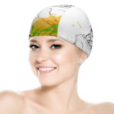 yanfind Swimming Cap  Pal Celebrations Independence India August Th Tricolor Indian Flag Elastic,suitable for long and short hair