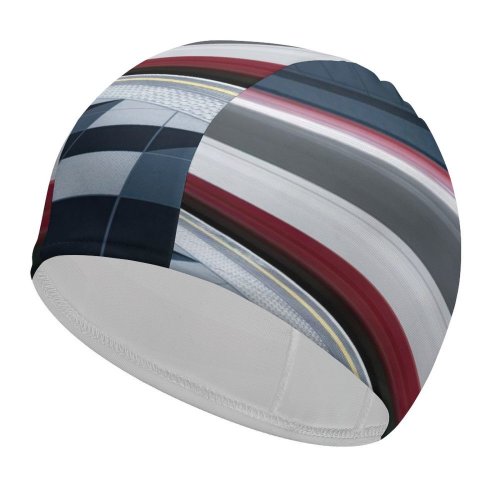 yanfind Swimming Cap Otto Berkeley Bank Station Blurred Train London England Underground Subway  Journey Elastic,suitable for long and short hair