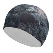 yanfind Swimming Cap Images Christmas Texture Frost Snow Wallpapers Feather Outdoors States Moisture Winter Art Elastic,suitable for long and short hair