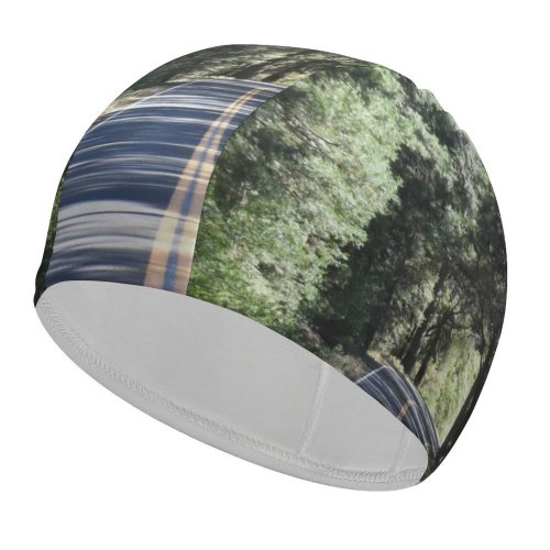 yanfind Swimming Cap  Images Land  Flora Quiet Wallpapers Plant Outdoors Tree Free Trip Elastic,suitable for long and short hair