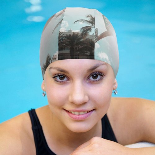 yanfind Swimming Cap Images Journey Texture  Wallpapers Friends Plant Tree Free Palm Summer Trip Elastic,suitable for long and short hair