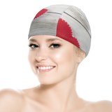 yanfind Swimming Cap Jernej Furman Love Hearts Heart Wooden Elastic,suitable for long and short hair