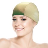 yanfind Swimming Cap Johannes Plenio Forest Path Foggy Morning Light Fall Mist Elastic,suitable for long and short hair