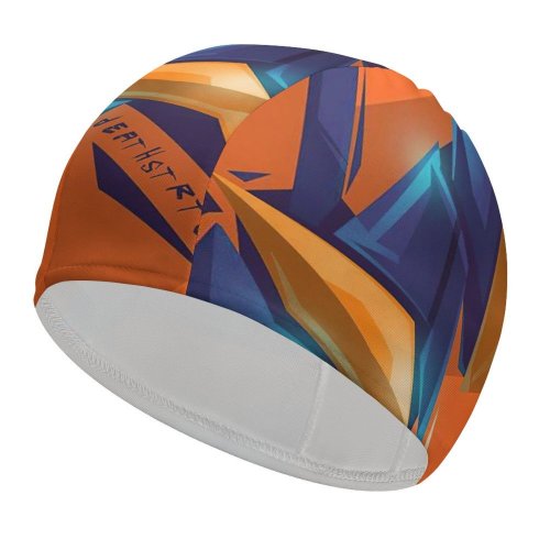 yanfind Swimming Cap Deepak Bhatt Graphics CGI Deathstroke Supervillain  Comics Minimal Art Elastic,suitable for long and short hair