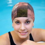 yanfind Swimming Cap Todd Scarbrough Yosemite National Park Valley Misty Morning Elastic,suitable for long and short hair