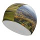 yanfind Swimming Cap Sven Muller Castle Landscape Meadow Autumn Trees Scenery Cloudy Sky Aerial Horizon Elastic,suitable for long and short hair