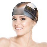 yanfind Swimming Cap Forbidden City Beijing China Moat Imperial Palace Ming Dynasty Exposure UNESCO Heritage Elastic,suitable for long and short hair