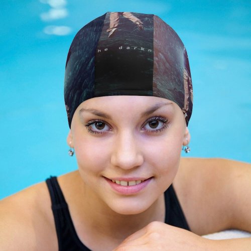 yanfind Swimming Cap Quotes Get from Darkness You Popular Inspirational Elastic,suitable for long and short hair