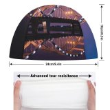 yanfind Swimming Cap Quang Anh Ta   City Lights Night Reflection Arch  Hàn Elastic,suitable for long and short hair