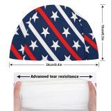 yanfind Swimming Cap Patriotic,red,white,blue,stars,diagonal,strips,freedom,memorial,independence Day,july 4th,fourth Elastic,suitable for long and short hair