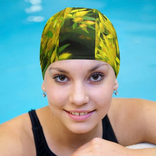 yanfind Swimming Cap Planter Images Photo Bush Pottery Potted Flowers Macro Jar Herbs Grass Vase Elastic,suitable for long and short hair