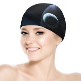 yanfind Swimming Cap Comfreak Space  Planets  Dark  Light Astronomy Elastic,suitable for long and short hair