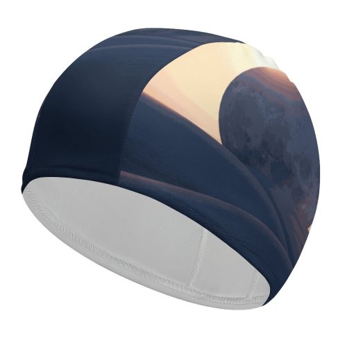 yanfind Swimming Cap Six N     Planet Desert Microsoft Elastic,suitable for long and short hair