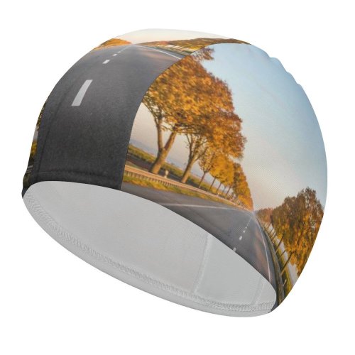 yanfind Swimming Cap Images Autumn Barrier Journey Landscape Wallpapers Tree Alsheim Wine Trip Road Pictures Elastic,suitable for long and short hair