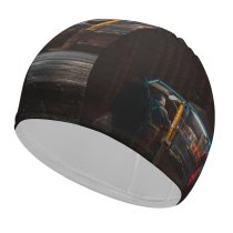 yanfind Swimming Cap Toronto Images Photo Arcade Night  Darkness Wallpapers Urban Free Dark Time Elastic,suitable for long and short hair