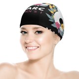 yanfind Swimming Cap Dark Celebrations Minimal Woman's March Th Minimalist Elastic,suitable for long and short hair