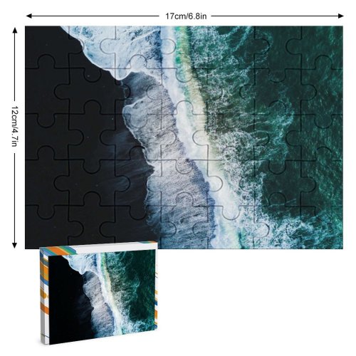 yanfind Picture Puzzle Willian Justen De Vasconcellos Reynisfjara Sand Beach  Aerial Ocean Iceland Family Game Intellectual Educational Game Jigsaw Puzzle Toy Set