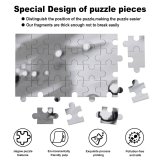 yanfind Picture Puzzle Colour Silver Grey Drops Macro Ball Reflection still  Playing with Light Family Game Intellectual Educational Game Jigsaw Puzzle Toy Set