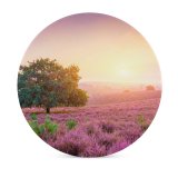 yanfind Ceramic Coasters (round) Gerard Spring Sunrise Landscape Purple Heath Countryside Family Game Intellectual Educational Game Jigsaw Puzzle Toy Set